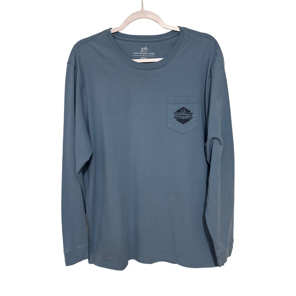 Southern Tide Paddle Graphic Long Sleeve Pocket T-Shirt XL